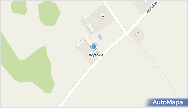 Wysokie, Wysokie, 5, mapa Wysokie