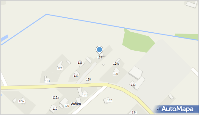 Wysokie, Wysokie, 128, mapa Wysokie