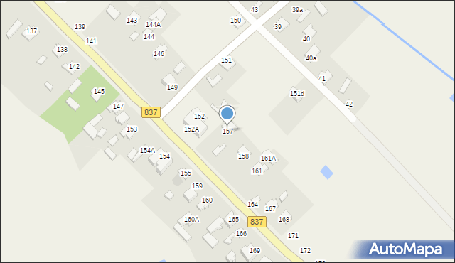 Wysokie, Wysokie, 157, mapa Wysokie