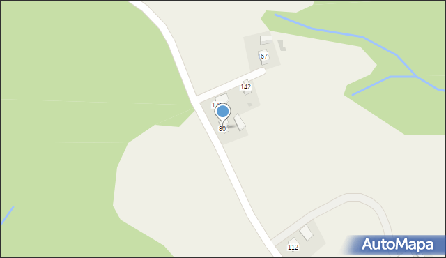 Wysokie, Wysokie, 80, mapa Wysokie