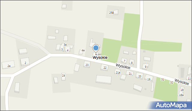 Wysokie, Wysokie, 5, mapa Wysokie