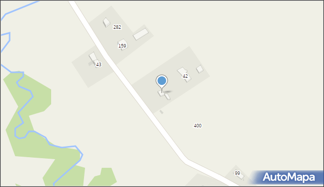 Wysowa-Zdrój, Wysowa-Zdrój, 42, mapa Wysowa-Zdrój