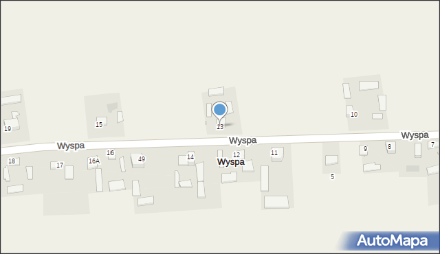 Wyspa, Wyspa, 13, mapa Wyspa