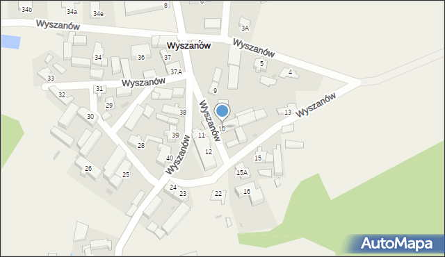 Wyszanów, Wyszanów, 10, mapa Wyszanów