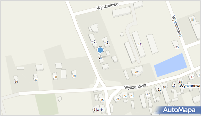 Wyszanowo, Wyszanowo, 41, mapa Wyszanowo