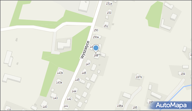 Wyszatyce, Wyszatyce, 148, mapa Wyszatyce