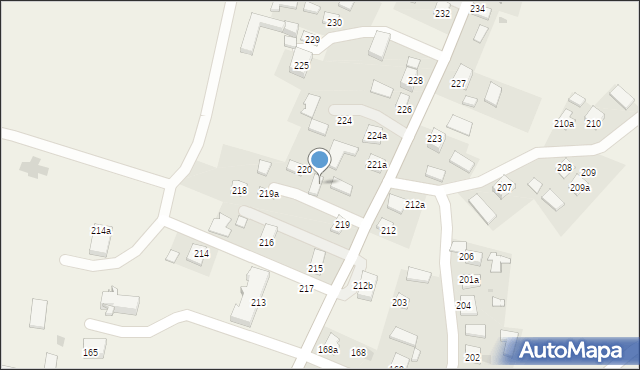 Wyszatyce, Wyszatyce, 221, mapa Wyszatyce