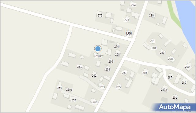 Wyszatyce, Wyszatyce, 266a, mapa Wyszatyce