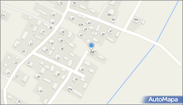 Wyszatyce, Wyszatyce, 30B, mapa Wyszatyce