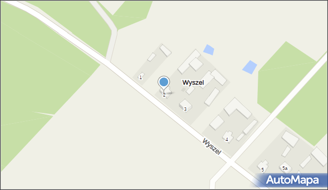 Wyszel, Wyszel, 2, mapa Wyszel