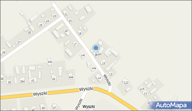 Wyszki, Wyszki, 16, mapa Wyszki