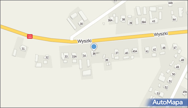 Wyszki, Wyszki, 35, mapa Wyszki