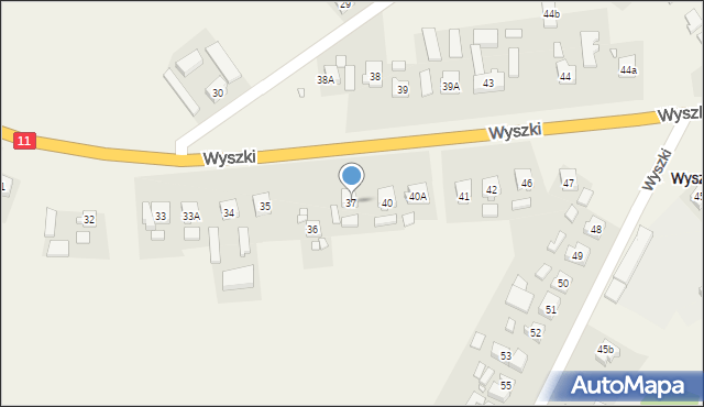 Wyszki, Wyszki, 37, mapa Wyszki