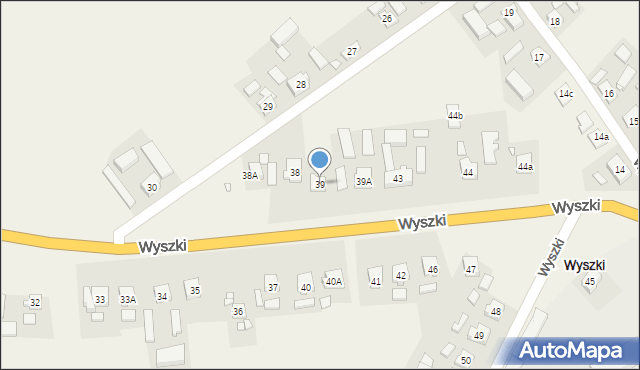 Wyszki, Wyszki, 39, mapa Wyszki