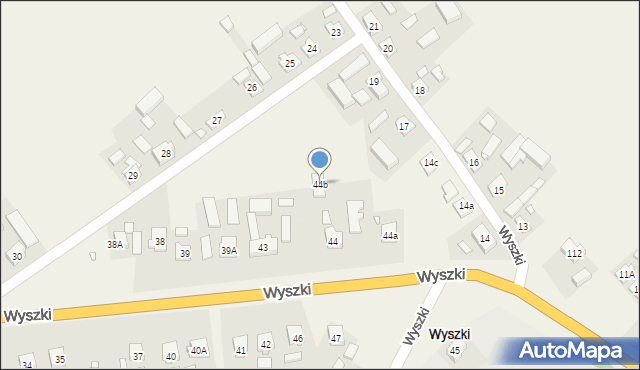 Wyszki, Wyszki, 44b, mapa Wyszki