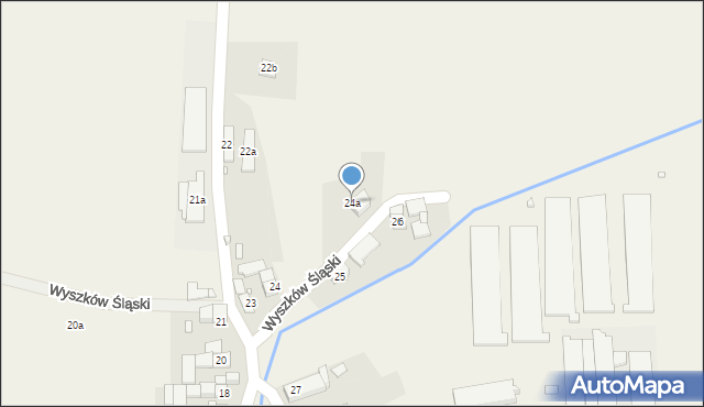 Wyszków Śląski, Wyszków Śląski, 24a, mapa Wyszków Śląski