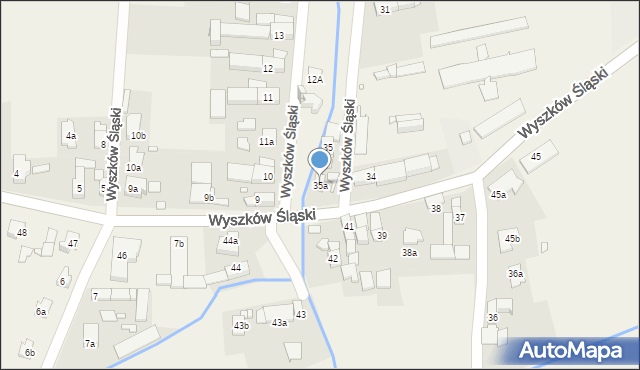 Wyszków Śląski, Wyszków Śląski, 35a, mapa Wyszków Śląski