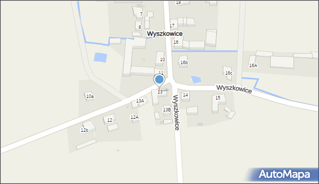 Wyszkowice, Wyszkowice, 13, mapa Wyszkowice