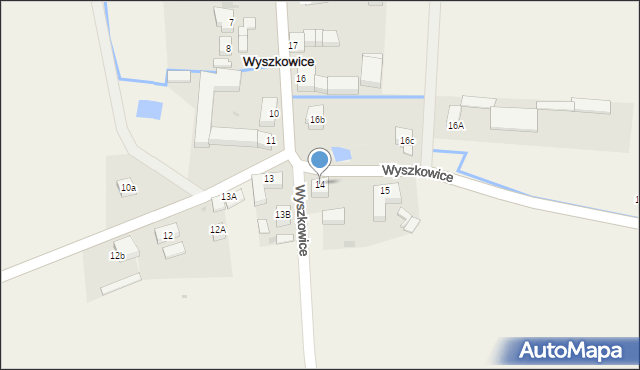 Wyszkowice, Wyszkowice, 14, mapa Wyszkowice