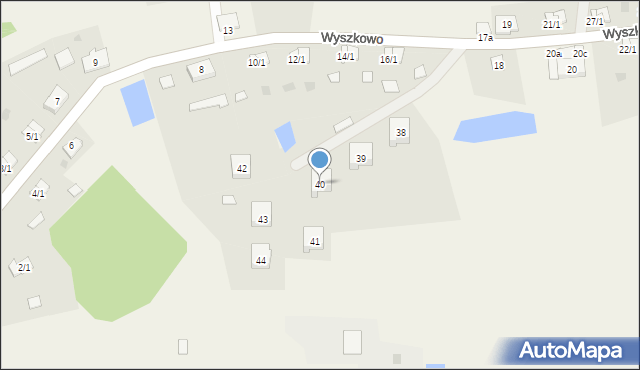 Wyszkowo, Wyszkowo, 40, mapa Wyszkowo