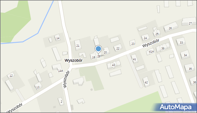 Wyszobór, Wyszobór, 19, mapa Wyszobór