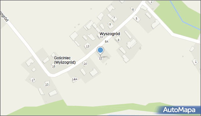 Wyszogród, Wyszogród, 12, mapa Wyszogród