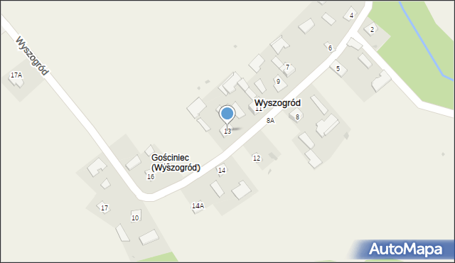 Wyszogród, Wyszogród, 13, mapa Wyszogród