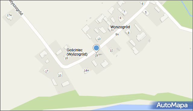 Wyszogród, Wyszogród, 14, mapa Wyszogród