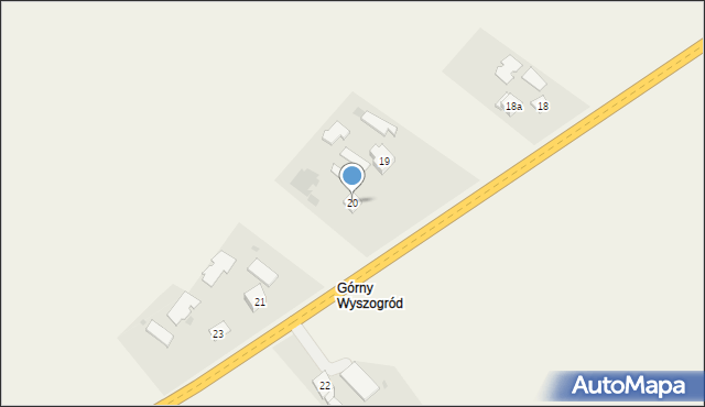 Wyszogród, Wyszogród, 20, mapa Wyszogród