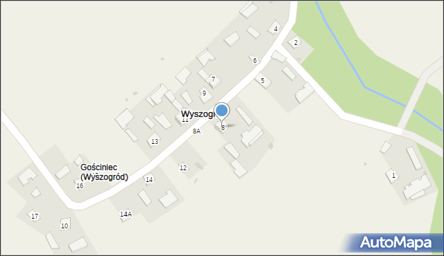 Wyszogród, Wyszogród, 8, mapa Wyszogród