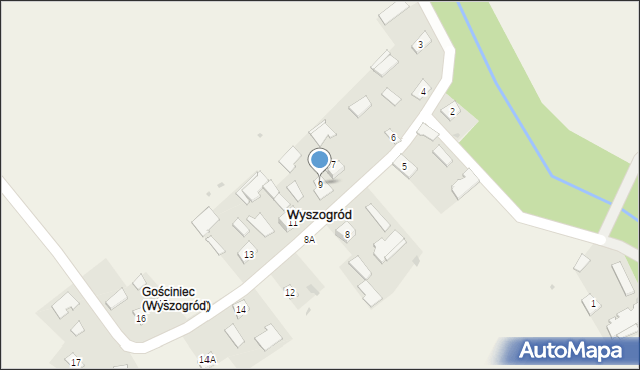 Wyszogród, Wyszogród, 9, mapa Wyszogród