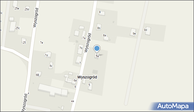 Wyszogród, Wyszogród, 5a, mapa Wyszogród