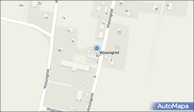 Wyszogród, Wyszogród, 6a, mapa Wyszogród