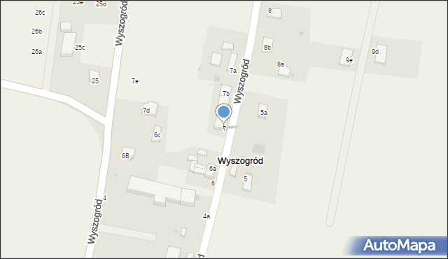 Wyszogród, Wyszogród, 7, mapa Wyszogród