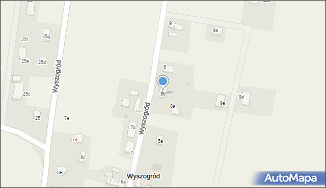 Wyszogród, Wyszogród, 8b, mapa Wyszogród