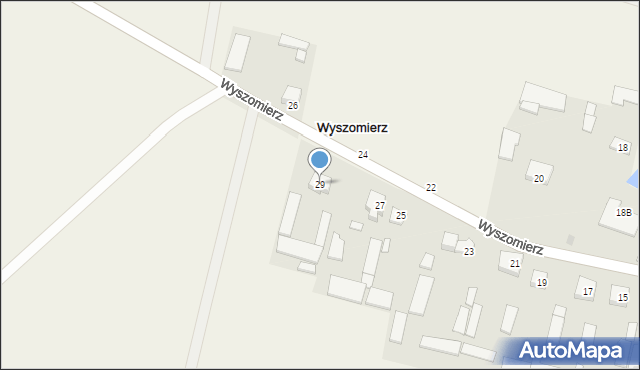 Wyszomierz, Wyszomierz, 29, mapa Wyszomierz