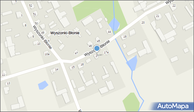 Wyszonki-Błonie, Wyszonki-Błonie, 17, mapa Wyszonki-Błonie