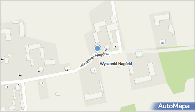 Wyszonki-Nagórki, Wyszonki-Nagórki, 15, mapa Wyszonki-Nagórki