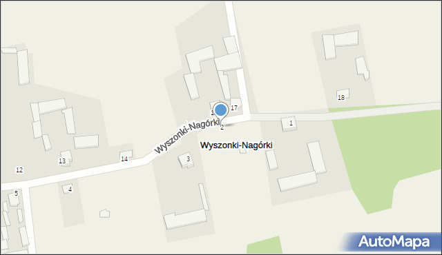 Wyszonki-Nagórki, Wyszonki-Nagórki, 2, mapa Wyszonki-Nagórki