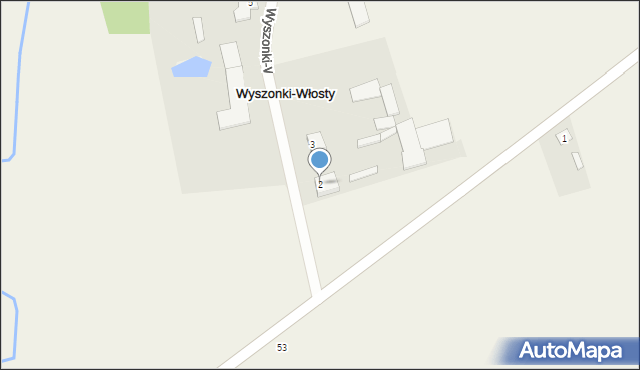 Wyszonki-Włosty, Wyszonki-Włosty, 2, mapa Wyszonki-Włosty