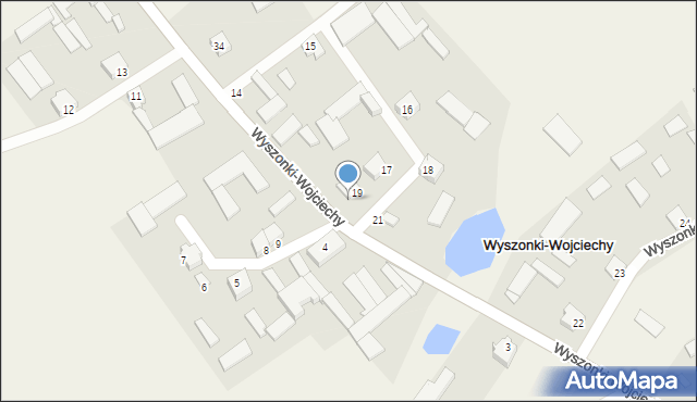 Wyszonki-Wojciechy, Wyszonki-Wojciechy, 20, mapa Wyszonki-Wojciechy