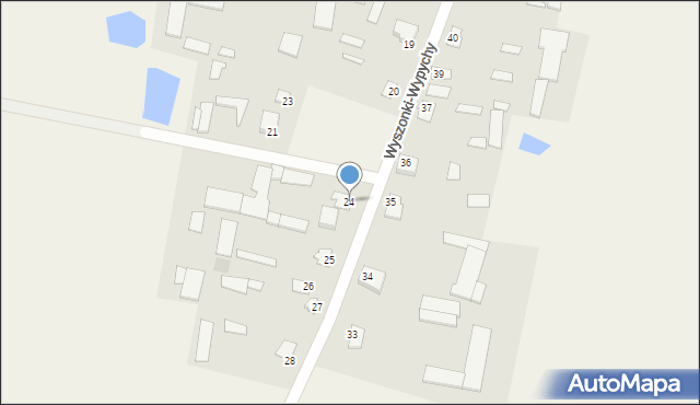 Wyszonki-Wypychy, Wyszonki-Wypychy, 24, mapa Wyszonki-Wypychy