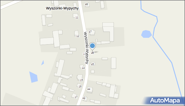 Wyszonki-Wypychy, Wyszonki-Wypychy, 46, mapa Wyszonki-Wypychy