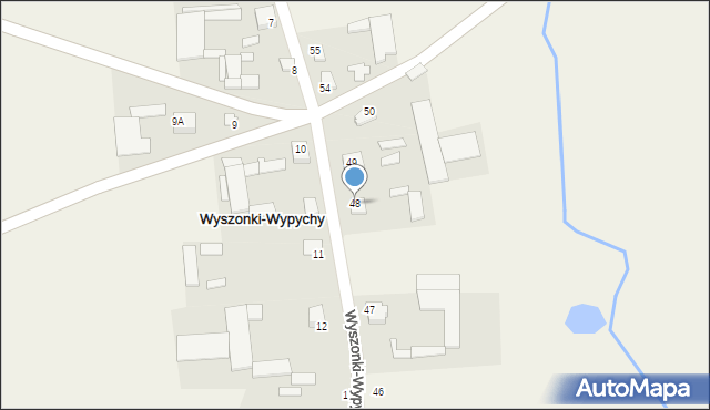 Wyszonki-Wypychy, Wyszonki-Wypychy, 48, mapa Wyszonki-Wypychy