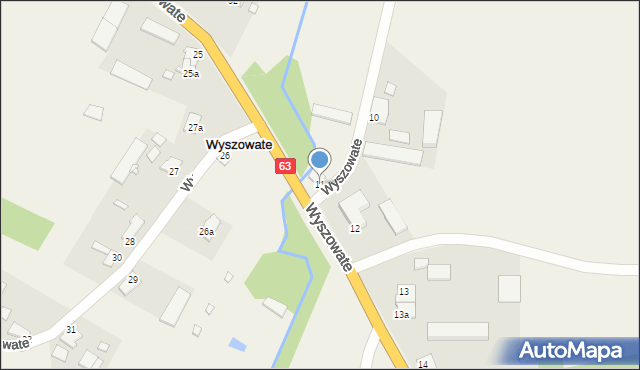 Wyszowate, Wyszowate, 11, mapa Wyszowate