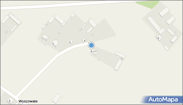Wyszowate, Wyszowate, 7, mapa Wyszowate