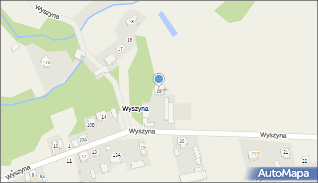 Wyszyna, Wyszyna, 19, mapa Wyszyna