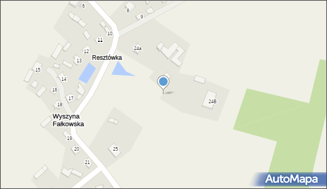 Wyszyna Fałkowska, Wyszyna Fałkowska, 24B, mapa Wyszyna Fałkowska