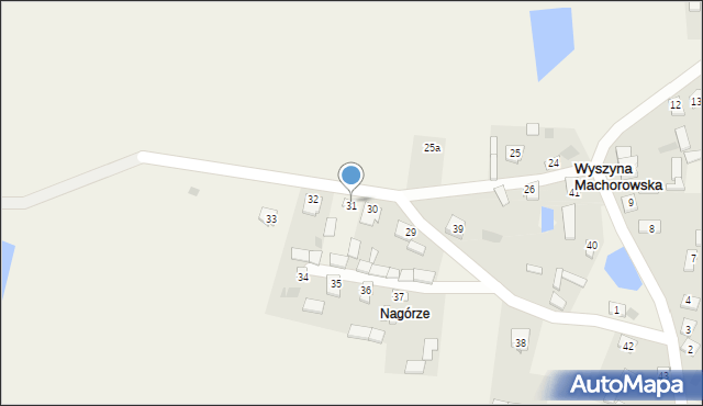 Wyszyna Machorowska, Wyszyna Machorowska, 31a, mapa Wyszyna Machorowska