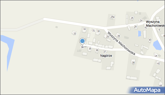 Wyszyna Machorowska, Wyszyna Machorowska, 34, mapa Wyszyna Machorowska